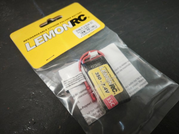 LemonRC LiPo 350mAh 2S 7,4V 35C