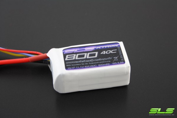 SLS XTRON 800MAH 3S1P 11,1V 40C/80C